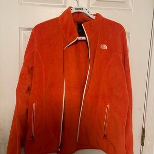 Size l orange North Face jacket